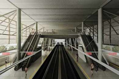 Projeção da futura Estação Suzano da CPTM