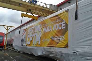 Primeiro trem Série 8500 da CPTM