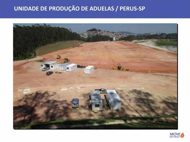 Fábrica de anéis de concreto para os túneis já está funcionando