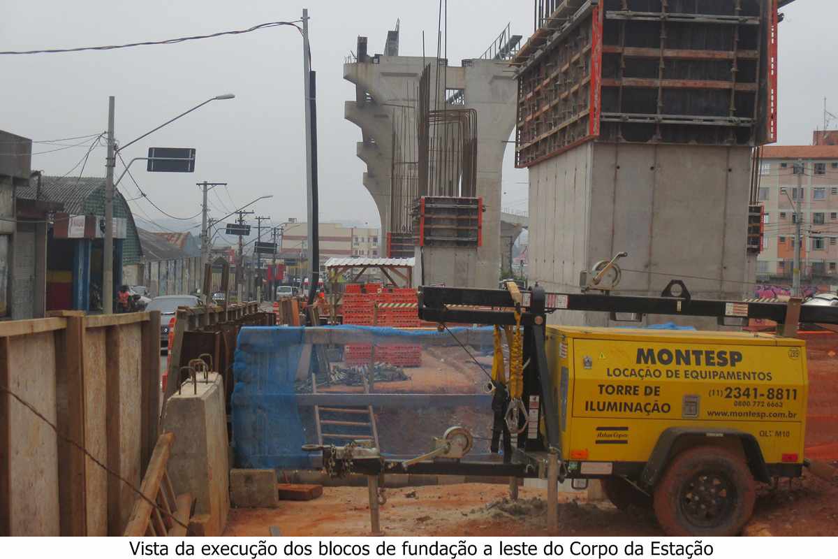 Estação Fazenda da Juta - setembro de 2015 (foto: Metrô)