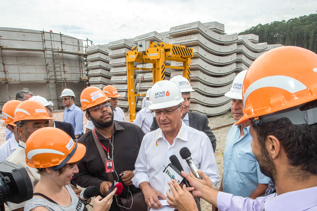 Alckmin: escavação sentido São Joaquim começará em setembro