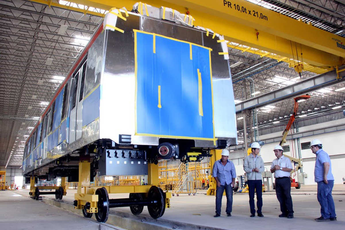 Fábrica produzirá os novos trens da CPTM