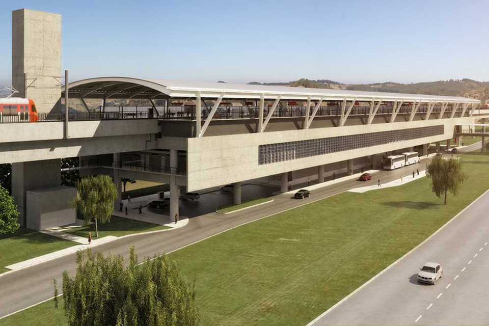 Projeto da estação Aeroporto de Guarulhos da Linha 13-Jade
