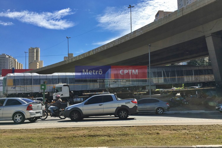 Comboio foi visto na Zona Sul de São Paulo