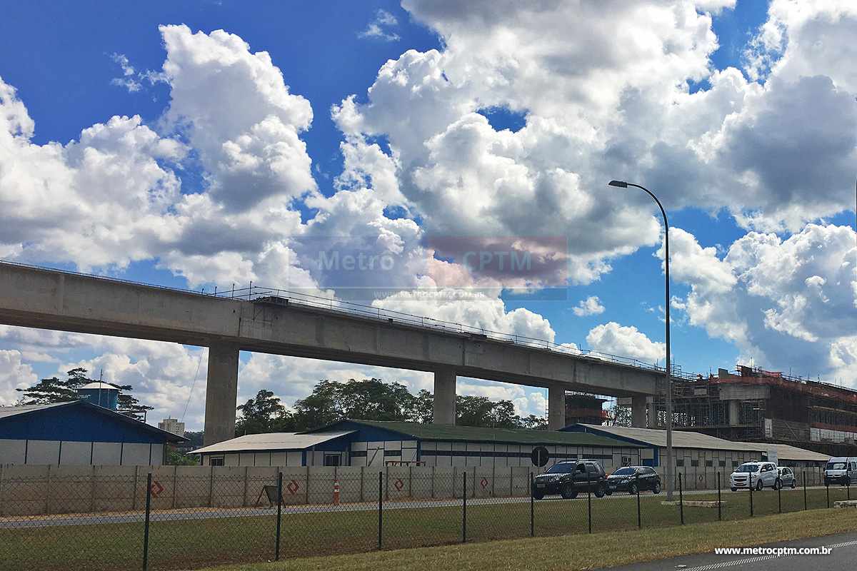 Vias próximas a estação Aeroporto de Guarulhos