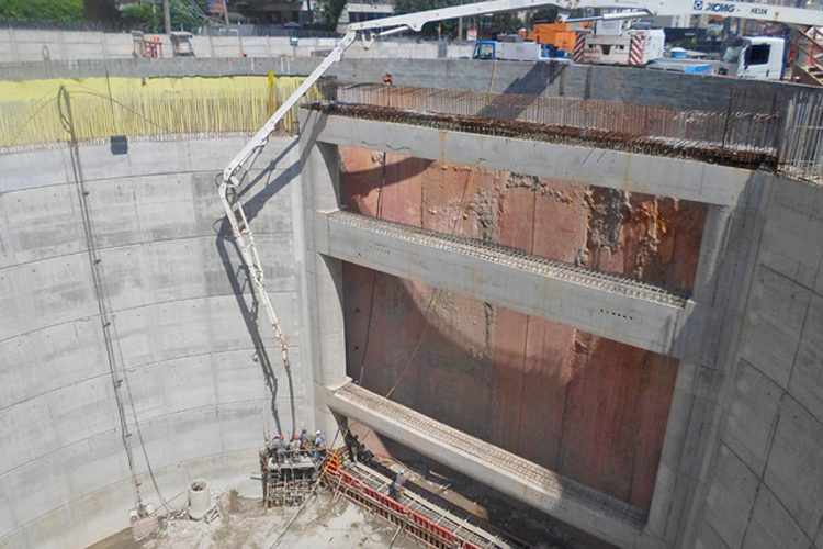 Mais atrasada da linha, estação Campo Belo ainda está na fase de escavação