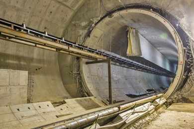 Túnel sentido Santa Cruz