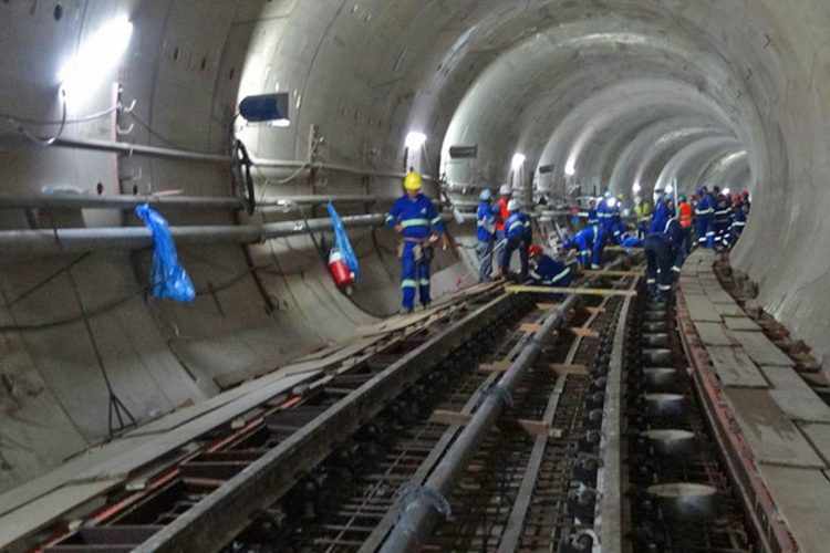 Trabalho nos túneis até a estação Brooklin seguem em bom ritmo