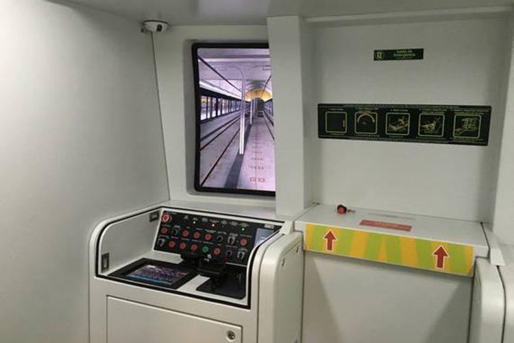 Simulador de trem da ViaQuatro