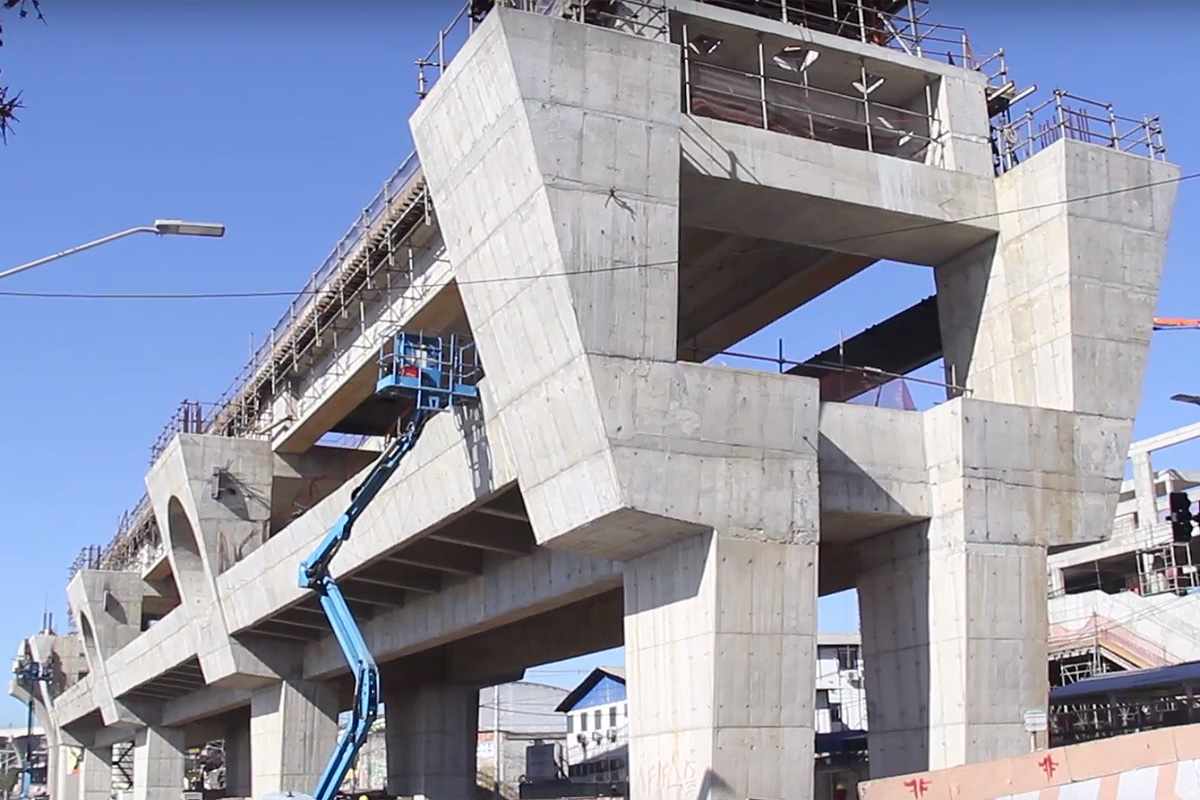 Estação Jardim Planalto, a mais adiantada da Linha 15-Prata