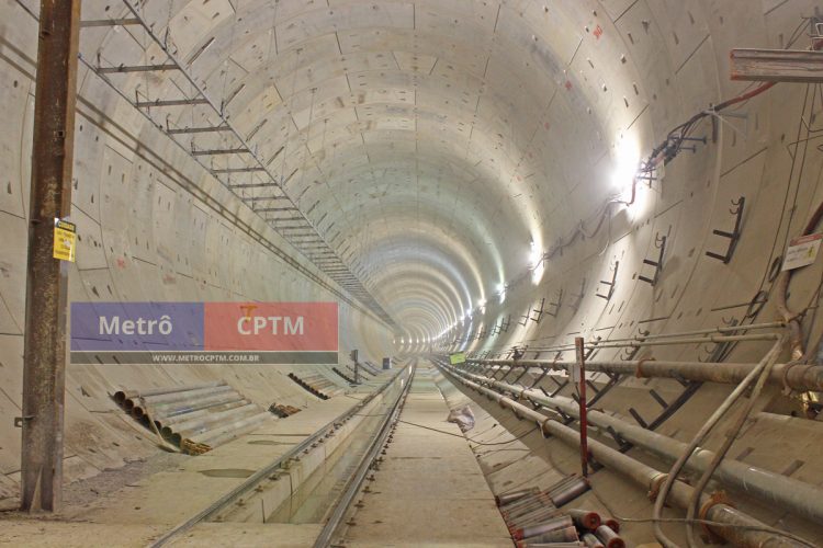 O túnel saindo de Chácara Klabin em direção a Santa Cruz: novo corredor de ligação com a rede