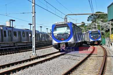 Sistema CBTC é testado nessas vias no Pátio Capão Redondo