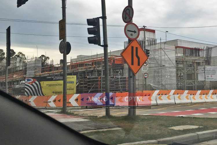 Estação Chucri Zaidan, a mais atrasada