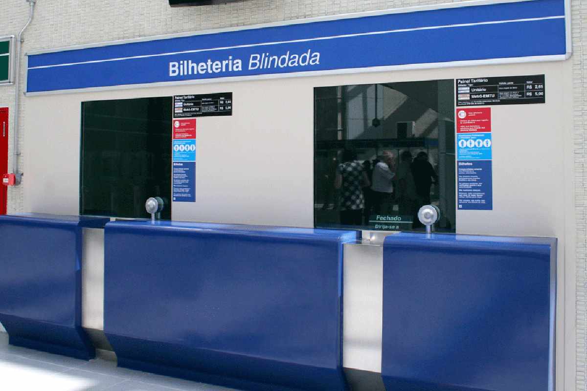 Bilheteria do Metrô (foto: Metrô)