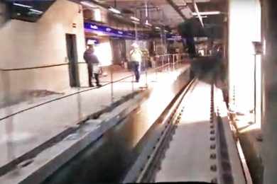 Assista ao vídeo da chegada do primeiro trem à estação Brooklin