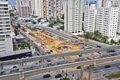 Viaduto Campo Belo é liberado para os veículos; estação homônima da Linha  5-Lilás fica para março de 2019 – Plamurb