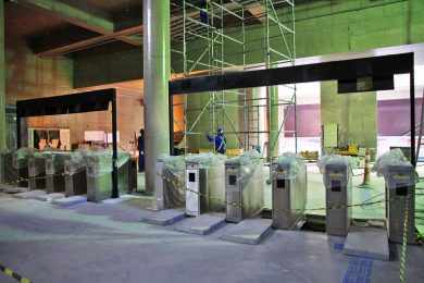 A um mês da promessa de inauguração, ritmo das obras de Santa Cruz e Chácara Klabin é lento