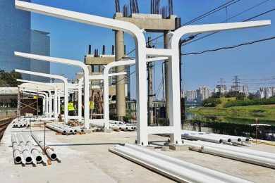 Nova estação Morumbi começa a tomar forma após intervenções no fim de semana
