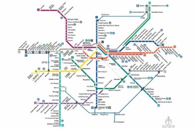 Mapa do Metrô, CPTM, ViaQuatro e ViaMobilidade em 2025