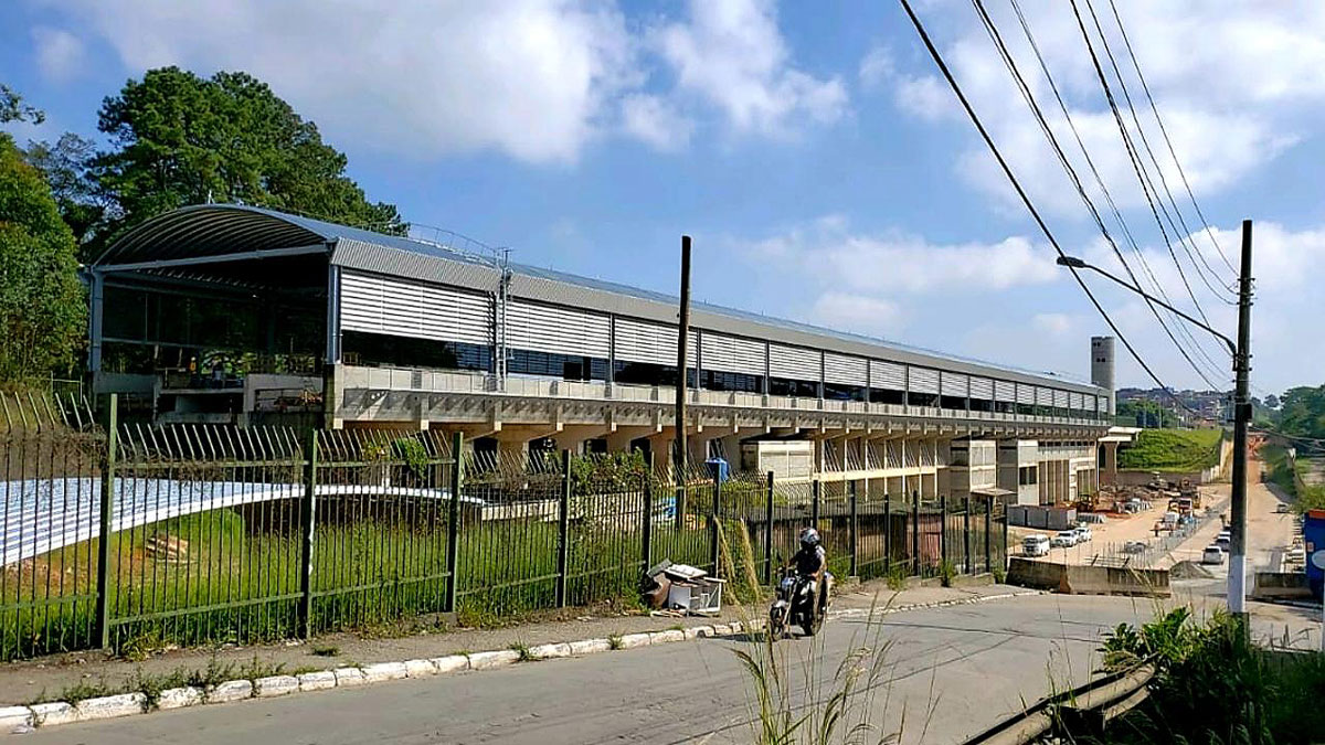 Estação Mendes-Vila Natal, da Linha 9-Esmeralda, já está na fase de  acabamento - Metrô CPTM