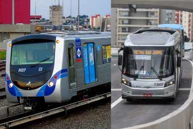 Transporte sobre trilhos “roubou” mais passageiros dos ônibus em 2019