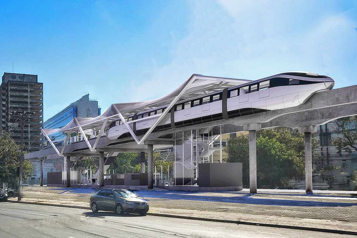 Brasil se tornará vitrine para o SkyRail, monotrilho da BYD - Metrô CPTM