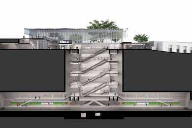 Com 55 metros de profundidade, a estação Penha de França terá seis lances até a plataforma