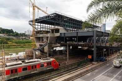 Conclusão das obras da estação Morumbi da Linha 17-Ouro fica para outubro