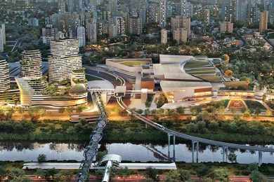 Futura estação Panamby da Linha 17-Ouro segue nos planos de megaempreendimento