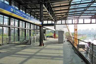 Veja galeria de imagens internas da futura estação Morumbi da Linha 17-Ouro