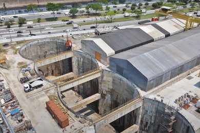 Veja imagens aéreas dos canteiros de obras da Linha 6-Laranja