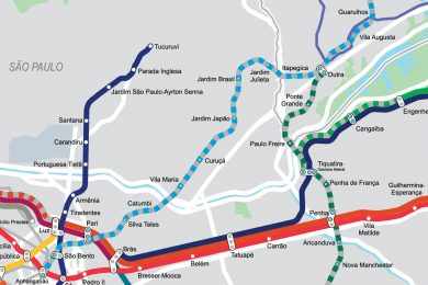 Cinco consórcios participam da licitação de projeto básico da Linha 19-Celeste do Metrô