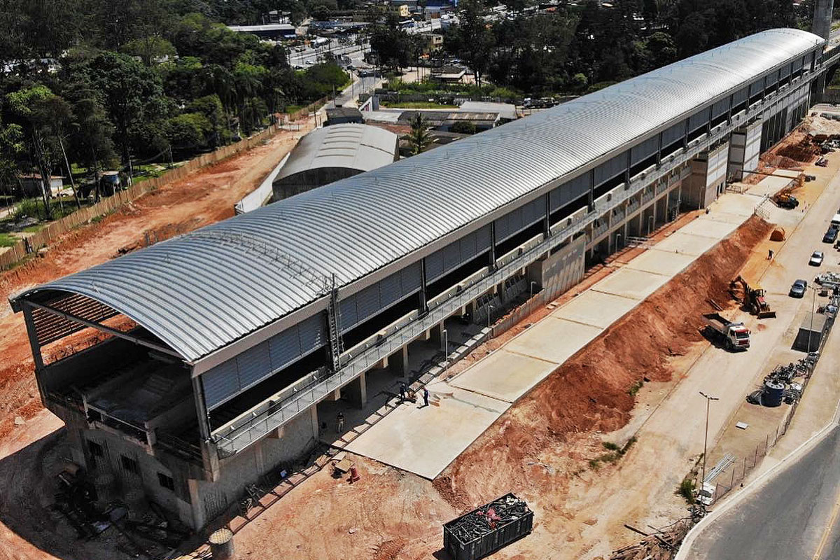 A seis meses de provável inauguração, estação Mendes-Vila Natal tem imagens  internas divulgadas pela CPTM - Metrô CPTM