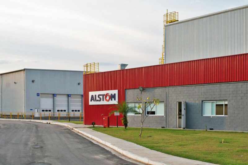 Fábrica da Alstom em Taubaté