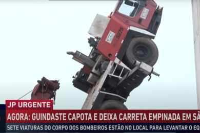 Até guindaste que tomba vira ‘culpa’ do monotrilho