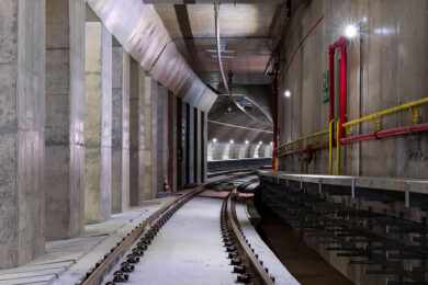 Túnel da Linha 4 próximo à Vila Sônia