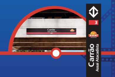 Estação “Carrão-Assaí Atacadista” é a primeira a usar os direitos de naming rights do Metrô