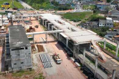 Atrasada, obra da estação Varginha fica R$ 3 milhões mais cara