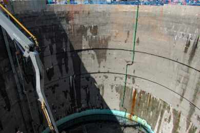 Estação Vila Formosa da Linha 2-Verde recebeu quase ‘duas piscinas de concreto’ em menos de 30 horas