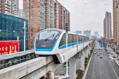 Cidade chinesa ganha monotrilho “primo” da Linha 15-Prata do Metrô