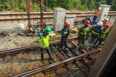 Veja como estão as obras de sinalização na Linha 10-Turquesa