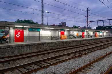 Conferimos as obras de reforma das estações São Caetano e Utinga