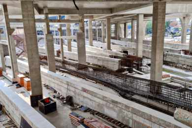 Confira a evolução da construção do Pátio Água Espraiada da Linha 17-Ouro