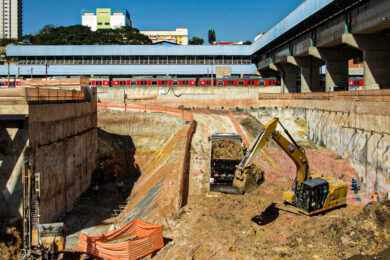 Confira o avanço das obras da Estação Penha da Linha 2-Verde