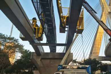 Obras da Linha 17-Ouro entram lentamente em nova fase