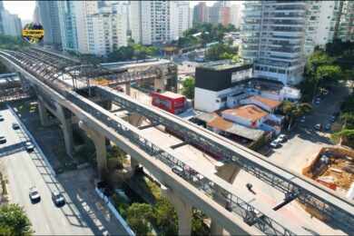 Metrô realiza inspeção em portas de plataforma da Linha 17-Ouro de forma remota