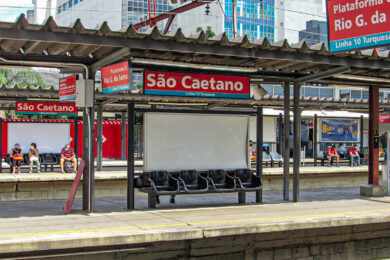 Confira o avanço da reforma da Estação São Caetano do Sul
