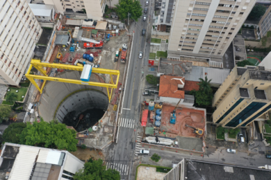Estação PUC-Cardoso de Almeida atinge 30% de obras concluídas