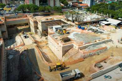 A nove meses do início das escavações com tatuzão, obras da Linha 2-Verde mostram grande evolução