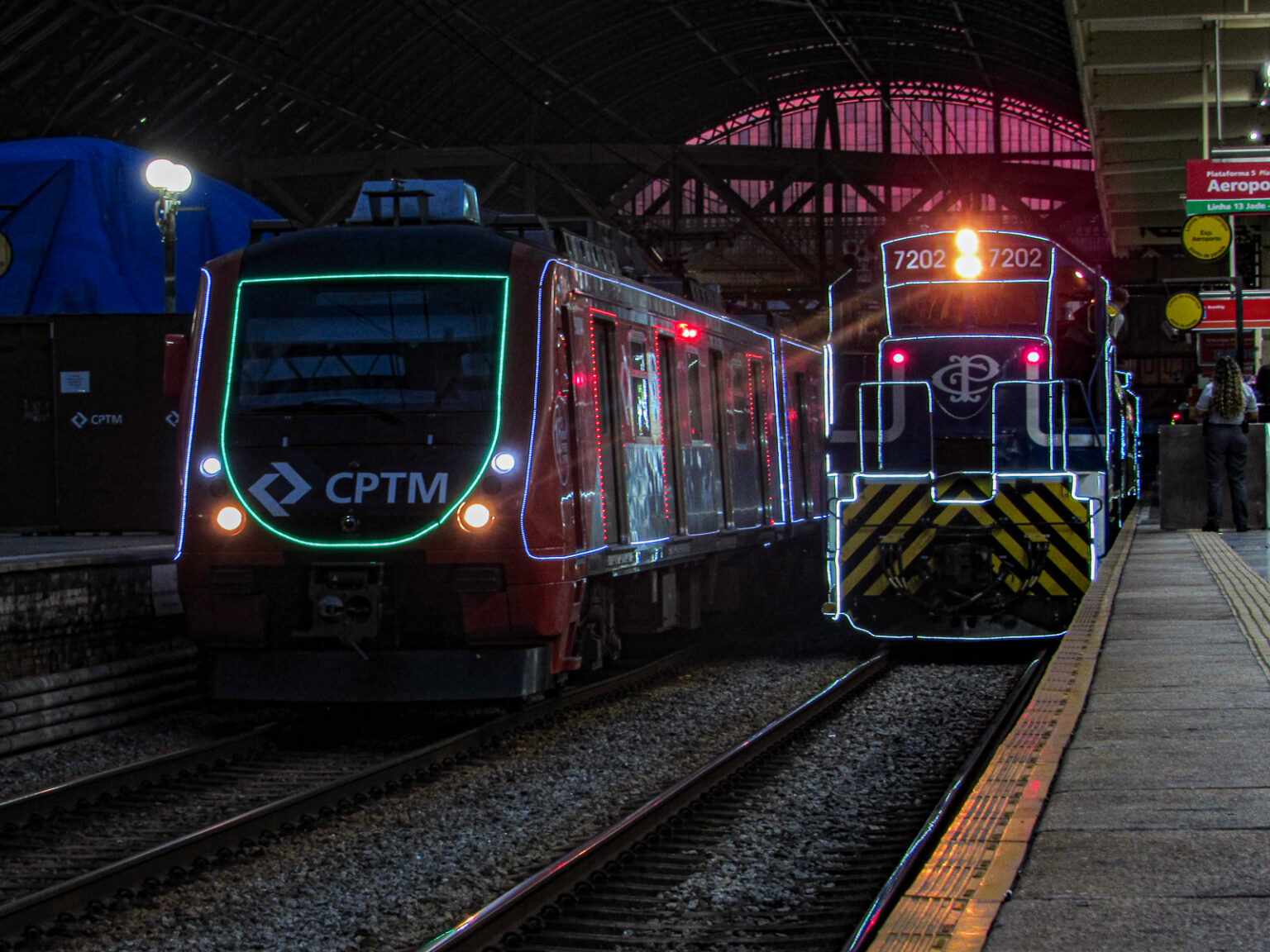 Trem de Natal da ABPF inicia viagem passando por cidades do interior de ...